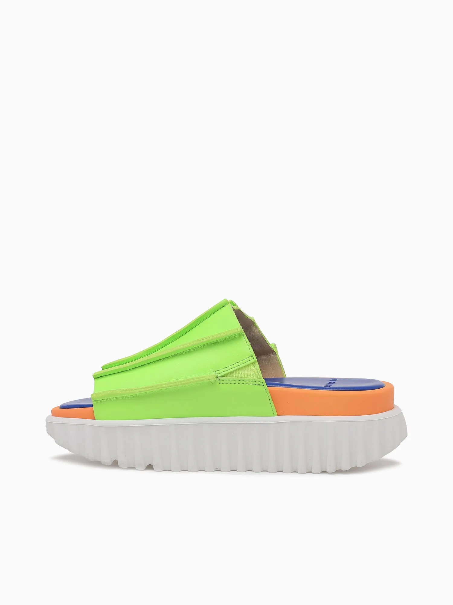 Waffo Pleat Neon Green