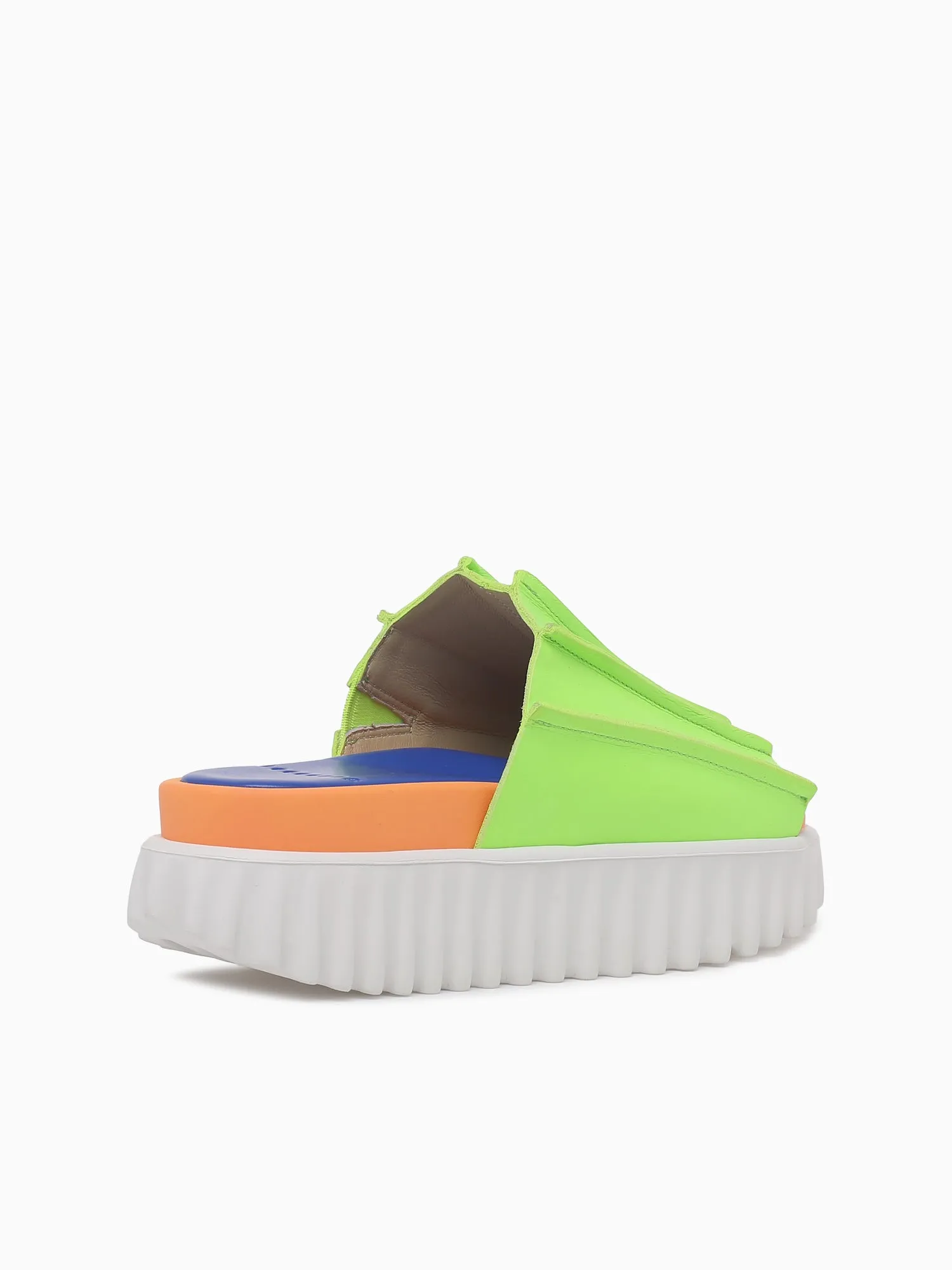 Waffo Pleat Neon Green