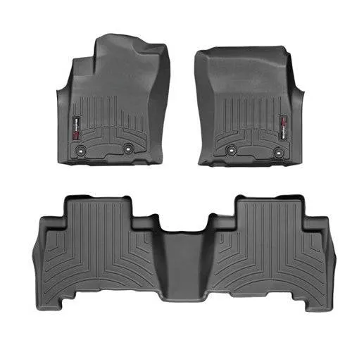 WeatherTech Front & Rear DigitalFit FloorLiner | Black - 2010  Toyota 4Runner